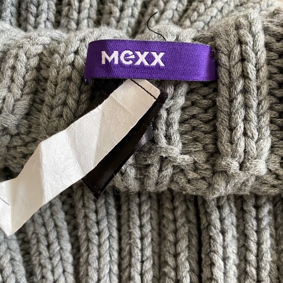 Grey Faux Fur Pom Knit Toque, Mexx - Picture 2 of 4